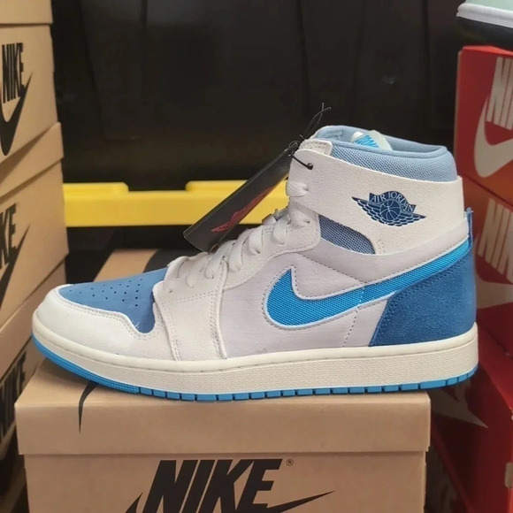 Air Jordan 1 CMFT BLUE/Grey - Picture 1 of 6